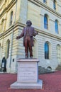 Nine foot tall bronze statue of Gov. Francis Pierpont, Ã¢â¬Åthe Father of West Virginia,Ã¢â¬Â